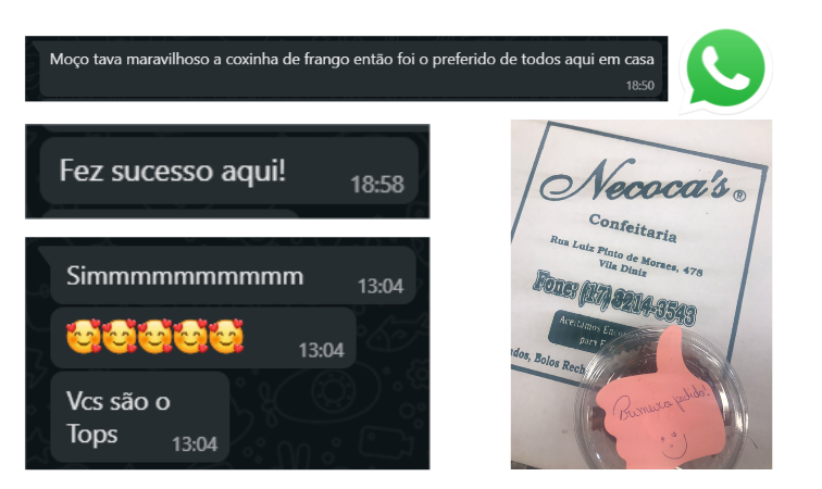 Avaliação de cliente - 5 estrelas