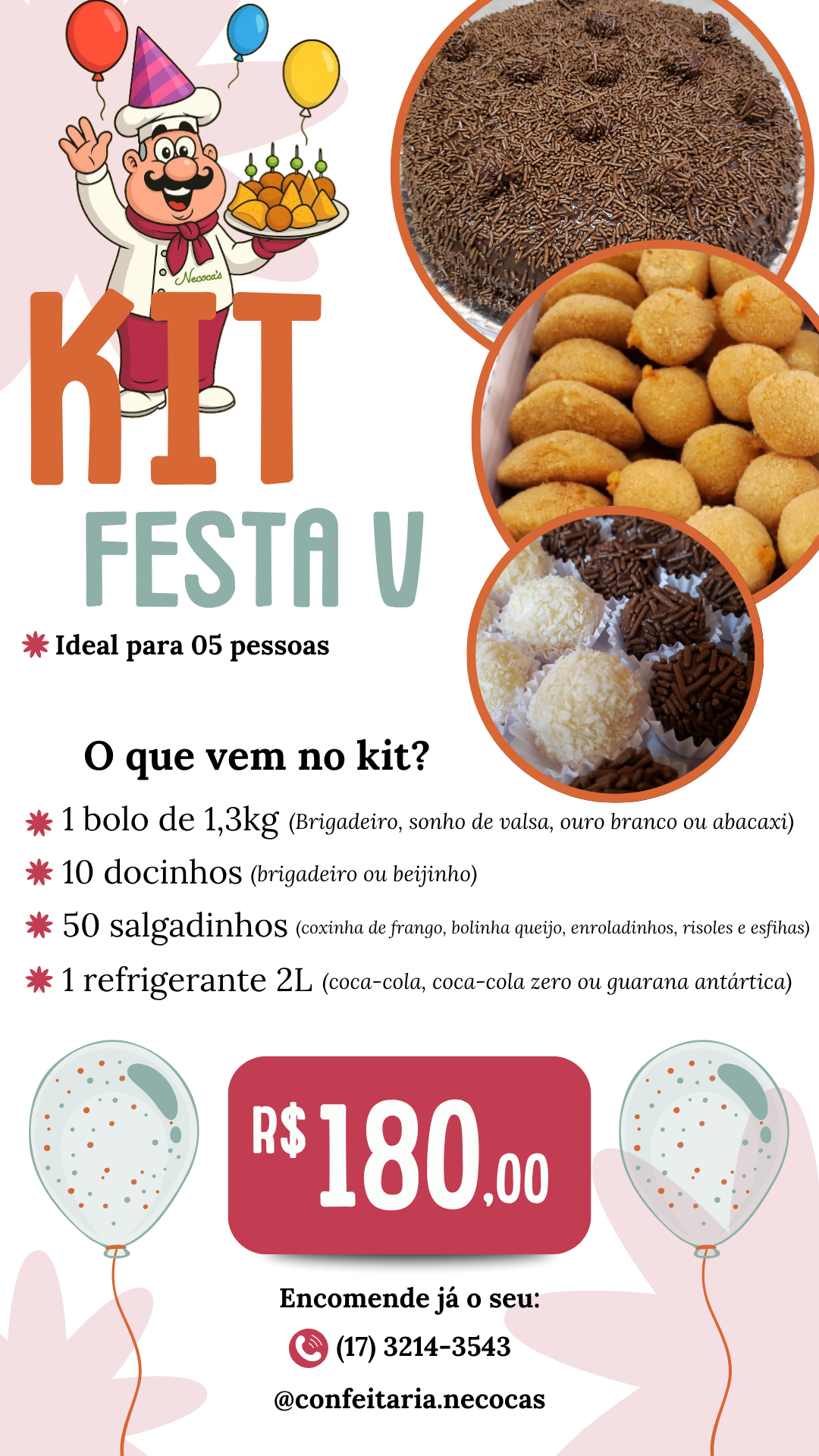 Kit Especial - Kit completo para festas